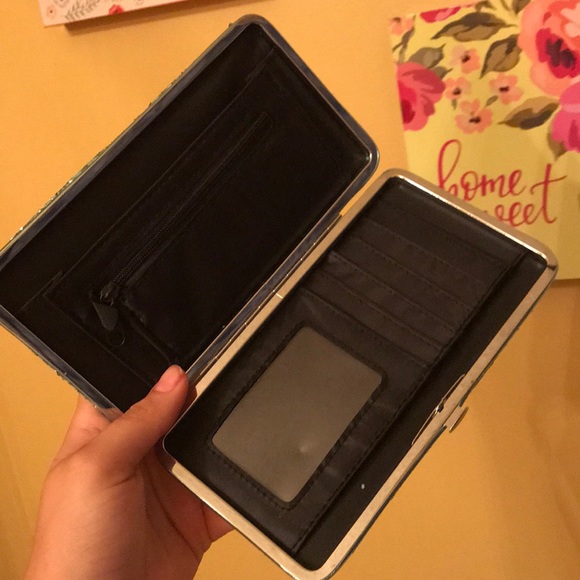 Blue Glitter Wallet - Picture 2 of 3